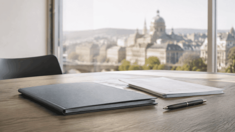Ordner mit Unternehmensdokumenten als Sinnbild für die Meldepflicht im Schweizer Transparenzregister